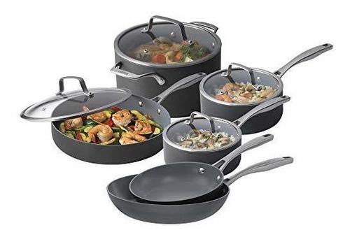 Imagen 1 de 7 de Bialetti - Juego De Utensilios De Cocina (10 Piezas, Anodiza