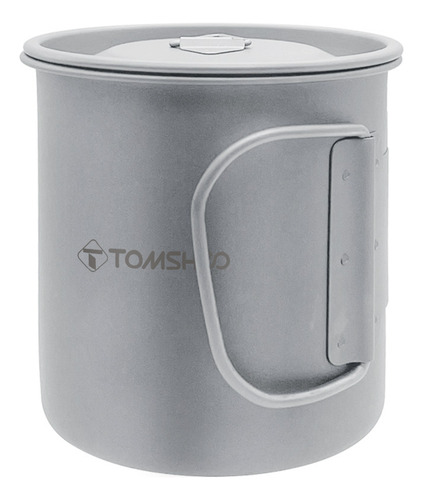 Taza Tomshoo De Titanio Para Acampar, 450 Ml, Para PĂcnic, C
