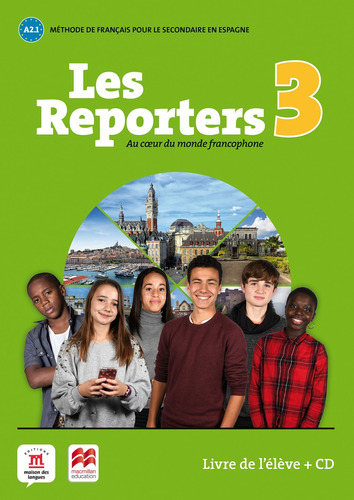 Libro Les Reporters 3 A.1.1 Livre L'eleve (+cd) - 