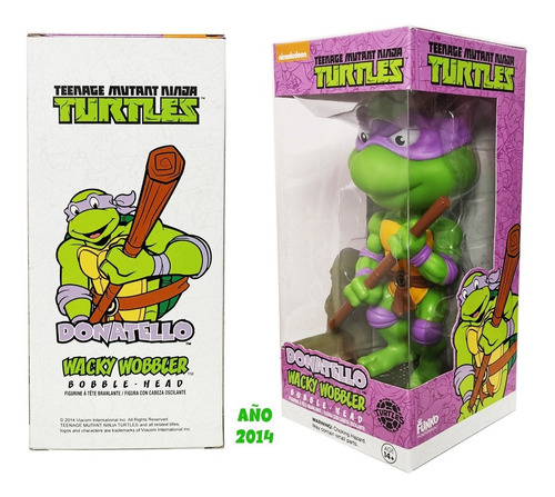 Tortugas Ninja Donatello Wacky Wobbler Año 2014 Original