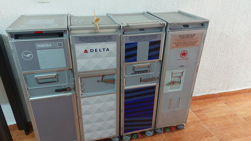 Carro Trolley Avion Servicio Contiene 7 Gavetas A Elegir El
