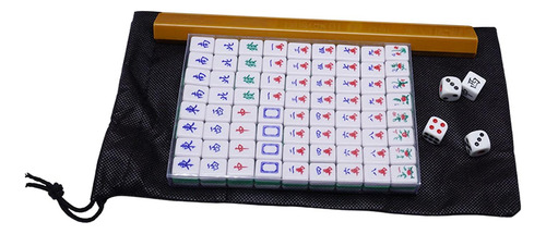 Jogo De Mahjong Chinês Com Estojo De Transporte Jogo De