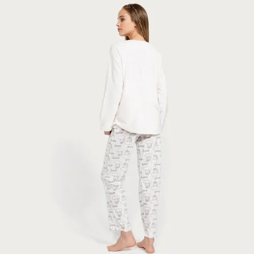 Pijama 2 Piezas Polar Mujer Importado Unicornio Invierno