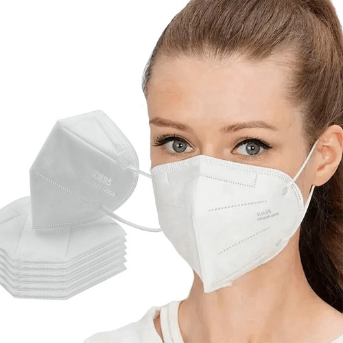 Imagem 1 de 5 de Kit 10 Máscaras N95 Proteção Respiratória Pff2 Envio Rápido