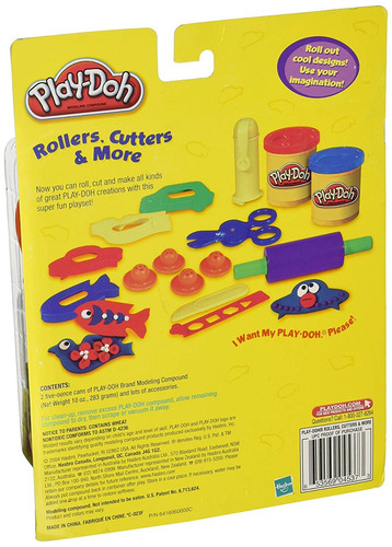 Play-doh H Rodillos, Cortadoras Y Más Playset