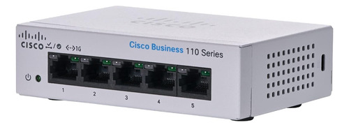 Switch Cisco Business Cbs110-5t-d Ge No Administrado De 5 Pu