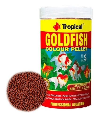 Tropical Goldfish Colour Pellet 200 Gr Pethome