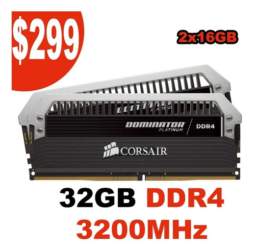 32gb 3200mhz Corsair Dominator Platinum Memorias Gamer Ddr4