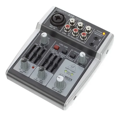 Behringer Xenyx 302usb Mezclador Premium De 5 Entradas