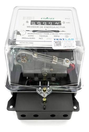 Medidor Magnetico Monofásico Ebasee 10(50)a Certificado