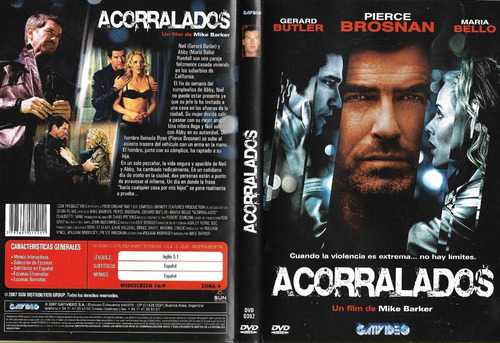 Acorralados Dvd Pierce Brosnan Gerard Butler Maria Bello