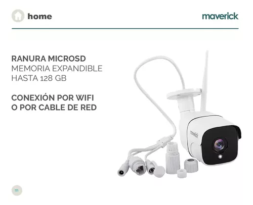 Camara De Seguridad Wifi Hd Exterior/interior Visión Nocturn