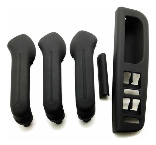 Kit Asideros Jetta Mk4 Clasico Golf Negros 4 Pts