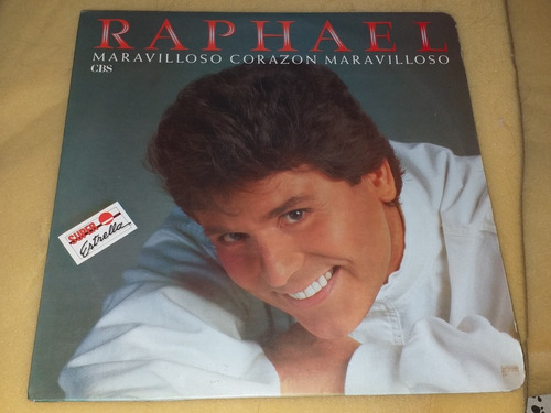 Raphael Maravilloso Corazón Maravilloso Lp Cbs Vinilo 1989