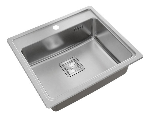 Pileta Cocina Simple Johnson Acero Inox Q55a S/aguj Dosif