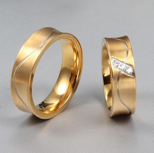 Anillo Elegante De Acero - Calidad Titanio Para Compromisos