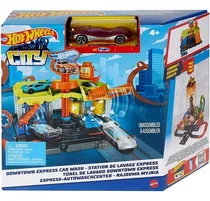 Comprar Hot Wheels City Pista De Juguete Autolavado De La Ciudad