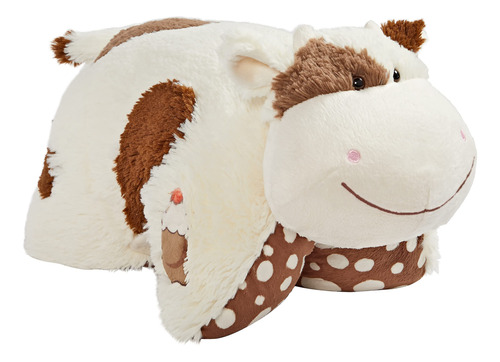 Pillow Pets Juguete De Peluche De Vaca De Chocolate Con Arom