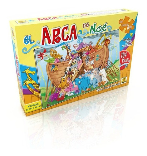 Puzzle El Arca De Noe - 204 Piezas Implas