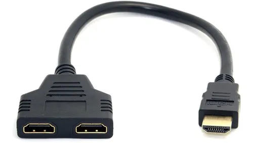 IRM Adaptador Cable Hdmi Macho A Doble Hdmi Hembra 2 Entradas