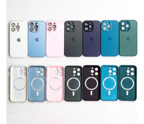  Capa Capinha Case De Vidro Premium Para iPhone 11 Ao 15 Pro