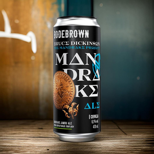 Cerveja Bodebrown Mandrake Ale 470ml Com Flor De Jambu Lata