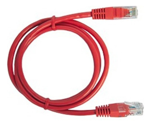 Patch Cord Cable Parcheo Red Utp Categoria 6 3 Metros Rojo