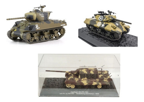 Tanques De La Segunda Guerra Mundial Pack X3 Unidades  