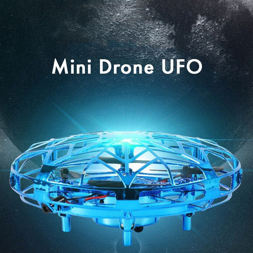 Mini Drone Ufo Luces Led Control Remoto Interactivo 360º