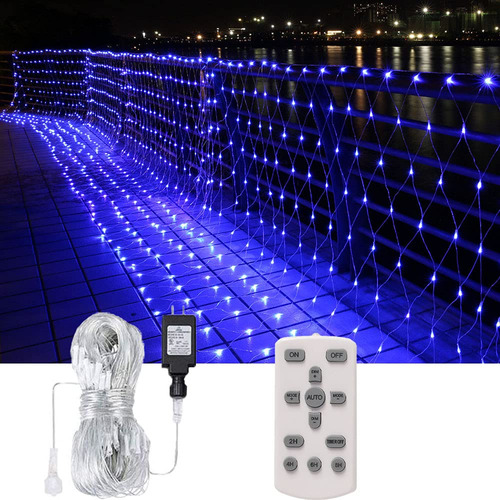 Luces De Malla Led Exteriores, 8 Modos, 200 Luces Led D...