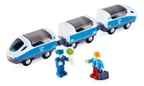 Comprar Tren Interurbano De Juguete Hape Juego Didáctico Locomotora
