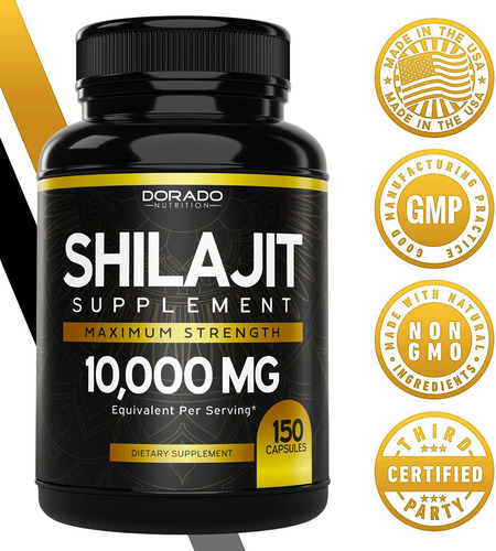 Shilajit 10000 Aumenta Energía Mejora La Función Cognitiva