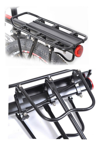 Threeh Bicicleta Trasera Rack Aluminio Ciclismo Ajustable Po