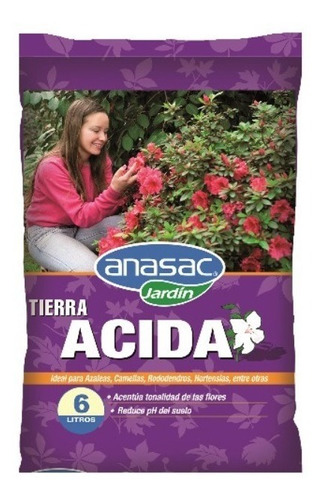 Fertilizante Tierra Acida Anasac 6 Litros