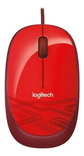 Mouse Óptico Usb M105 Vermelho Logitech