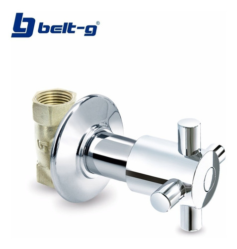 Llave Ducha Individual 1/4 V. Manilla Spike Belt-g Gri-0727