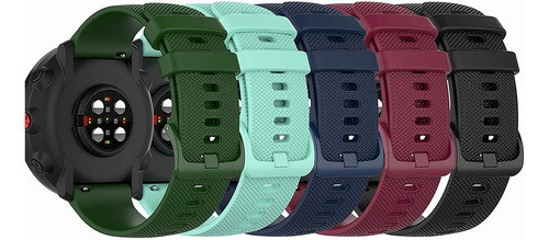 Kit 5 Malla De Silicona Para Polar Vantage M Smartwatch