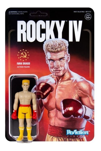 Ivan Drago Rocky Iv Reaction Super7 Apollo Creed 