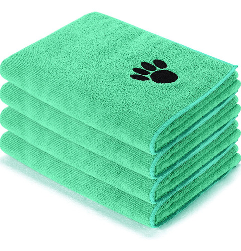 Chumia Paquete De 4 Toallas Absorbentes De Aseo Para Mascota