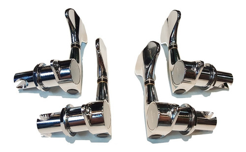 Clavijas Gotoh 2+2 Cromadas Para Bajo Cuotas