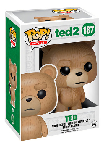 Funko Pop Movies 187 Ted With Remote Ted 2