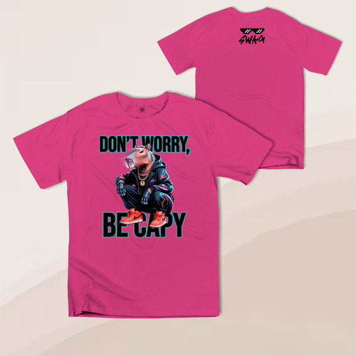 Playera Capibara 15 Cool Capy Dont Worry Be Capi Infantil