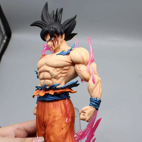 Figura Dragon Ball Z Goku Ultra Instinto Intercambiable 35cm