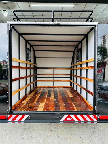 Carreta Bau Em Acm 2.50 X 1.50 X 1.50 Bagageiro Caixa Janela