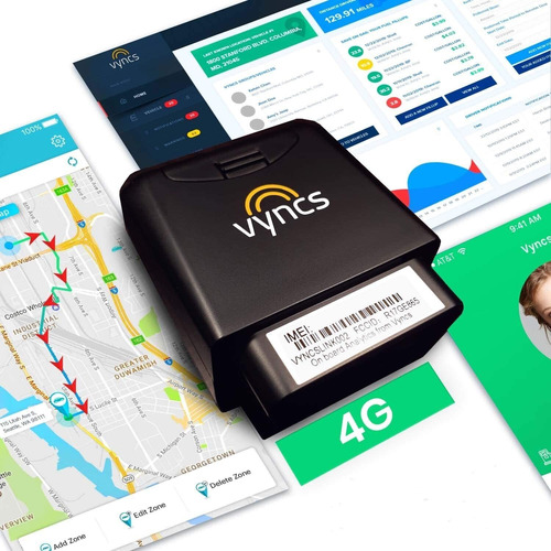 Vyncs Premium: Sin Tarifas Mensuales Gps Tracker Obd 4g Lte 