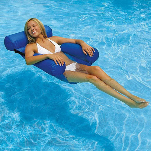 Silla Flotante Inflable Float Row Con Respaldo Reclinable Fl
