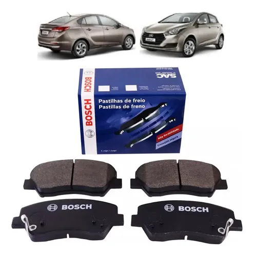 Pastilha Freio Hb20 Hb20s 1.6 2012 2013 2014 2015 Bosch Orig ...