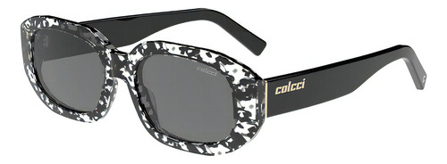 Óculos Solar Colcci Suri C0234f6701 Preto Demi Lente Cinza