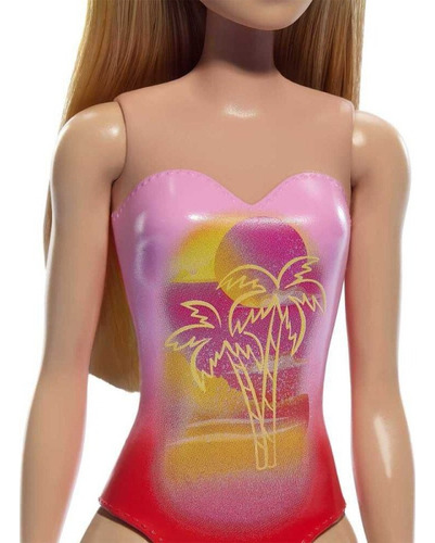 Barbie - Boneca de praia loira Ghh38