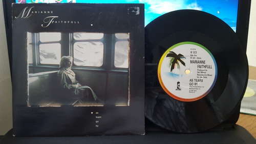 Marianne Faithfull - As Tears - Vinyl Single Uk Rolling Ston
